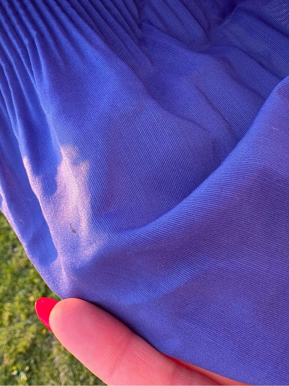 Zimmermann Pleated Mini Dress Lapis - Picture 5 of 9